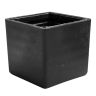 Dop opsteek vierkant zwart pvc 40mm