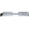Grendel vr dubbele deur inox 327x60mm