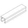 Looprail 3501 enkel alu F1