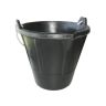 Emmer rubber zwart met gietbek 12L