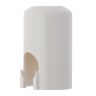 Huls ny wit 14.5mm zonder vase RAL 9010