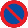 Parkeerverbod sticker E1