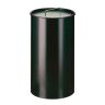 Zandasbak zwart rond dia 33.5xh62.5