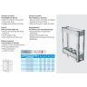 Flesrek 2H soft onderb. H540xD480mm