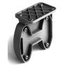 Bevestigingselement zwart pvc