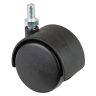 Kastwiel pvc zwart dub los dia boutM
