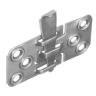 Bedverbinder 55.01 nikkel