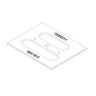 Inlegcassette NEO M6 alu voor freesmal