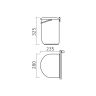 Afvalemmer 30 Inbouw Deurmontage Cremewit 12L