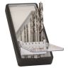 Borenset Pro Wood HSS met centreerpuntm, 7-delig