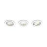 Inbouwspot CASEMENT rond 3x4.5W
