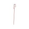 Paal voor afbakennet 1250x13mm