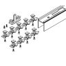 Bevestigingsset JUNIOR 80B pocket 300cm