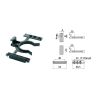 Clips pvc zwart