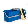 Spoelbak Pro blauw 23L, set