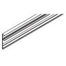 Afdekprofiel voor Junior 80 wandmontage 6000mm