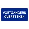 Verkeersbord rand voetgangers oversteken