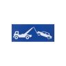Sticker "wegsleepregeling"