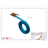 Sjorband eindloos Blauw 25mm 1500daN