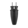 Stekker Original rubber (TPE) zwart IP44