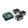 Starterset Metabo LiHD 18V 2x4.0Ah, Met lader ASC 55