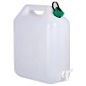 Jerrycan pvc voeding + kraan wit