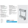 Flesrek 2H soft onderb. h540xb110xd480