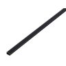 U-Profiel pvc Zwart