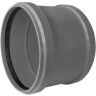 Overschuifmof pvc grijs dia
