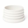 Dop insteek rond 25mm pvc wit