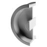 Inbouwschelp schuifdeur DD 40/44mm Wit