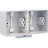 Opbouwdoos M20 dubbel hor 2 ingang