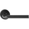 Kruk L inox rond BTH1026 6mm zwart mat