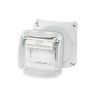 Aftakdoos met Klem Grijs 2.5-6mm� 130x130x77