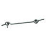 Windhaak inox A2, met schroefoog, 100
