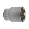 Dop zeskant Chroom Vanadium 3/8 10mmx28mm, flank drive