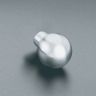Knop dia 65mm zonder rozet inox