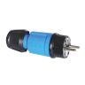 Stekker 16A 2P+BA 230V blauw IP44, multi-grip