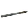Stokeind inox A2, met zeskant M8x80
