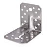 Hoekanker met ril inox