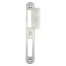 Sluitplaat PC083 voor rolsloten D5, D6, E1, E6 afgeronde hoeken vlak, inox, breedte 39mm korte lip, keerbaar