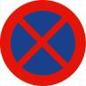 Parkeer-stationeerverbod sticker E3