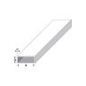 Paslat alu 65x35x2.5mm ry zwaar