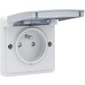 Contactdoos op aard/veil IP55-5