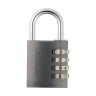 Hangslot 4 cijfercombinatie Titanium 40mm 145/40