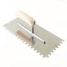 Lijmkam getand inox met handgreep