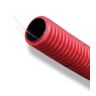 Ribbelbuis Kabelflex PE rood