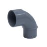 Bocht Sani pvc Grijs MV 87°