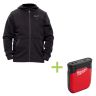 Hoodie verwarmd M12 Hexon Zwart incl. Powerbank