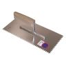 Lijmkam getand inox met handgreep